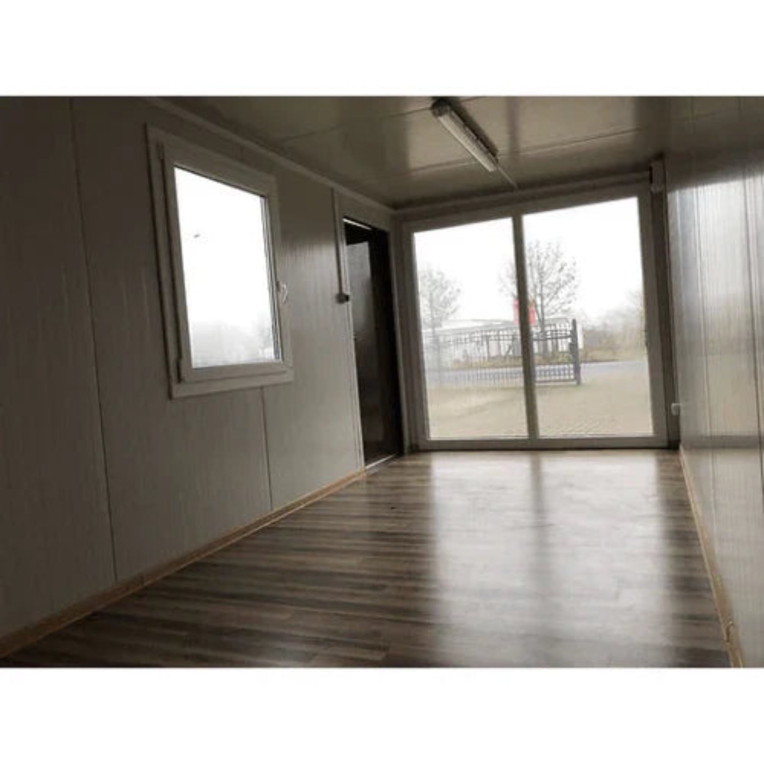 BÜROCONTAINER 6 X 2,40 HOLZFARBE