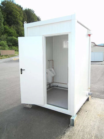 Mini Sanitärcontainer Toilette – kompakte WC-Kabine mit Waschbecken